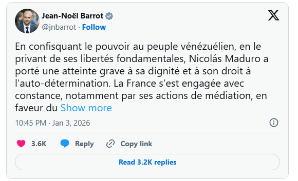 闪评|委内瑞拉致函安理会谴责美国侵略 美媒:白宫行动非法且不明智