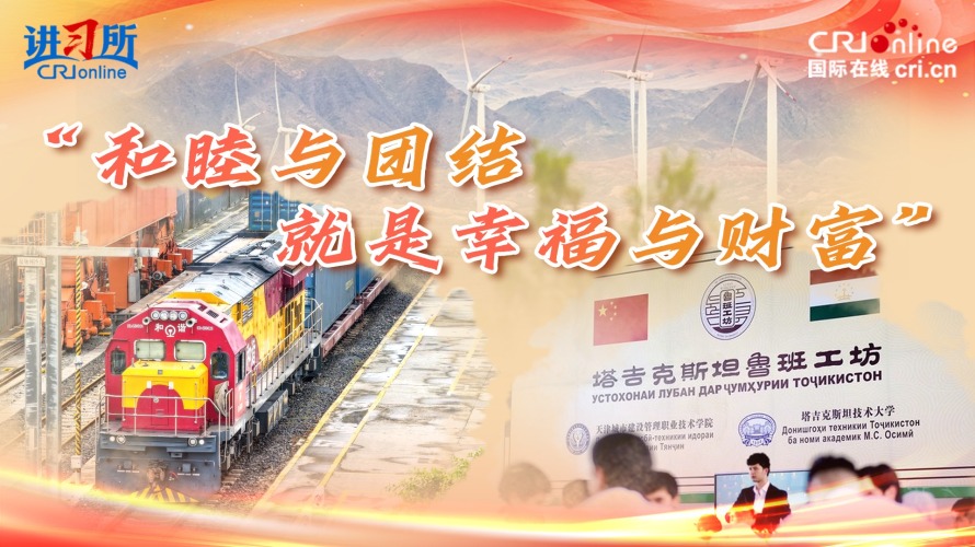 “和睦与团结就是幸福与财富”_fororder_中亚横版封面