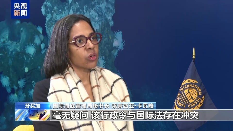 总台记者专访丨国际海底管理局秘书长:美单方面开采公海海底矿产违反国际法