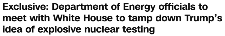 闪评丨再提重启核试验 美核试验“箭在弦上”?