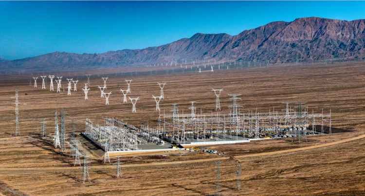 The First Phase of the 750 kV Transmission Project for the Zhangye Power Plant Expansion in Gansu Goes into Operation_fororder_图片4