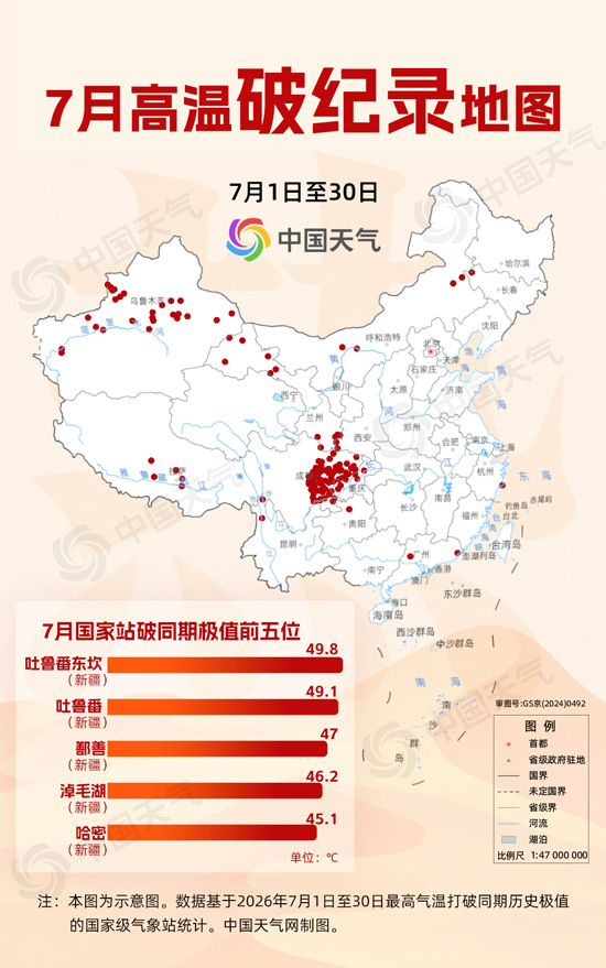 多地接连突破历史极值!这些地方注意高温