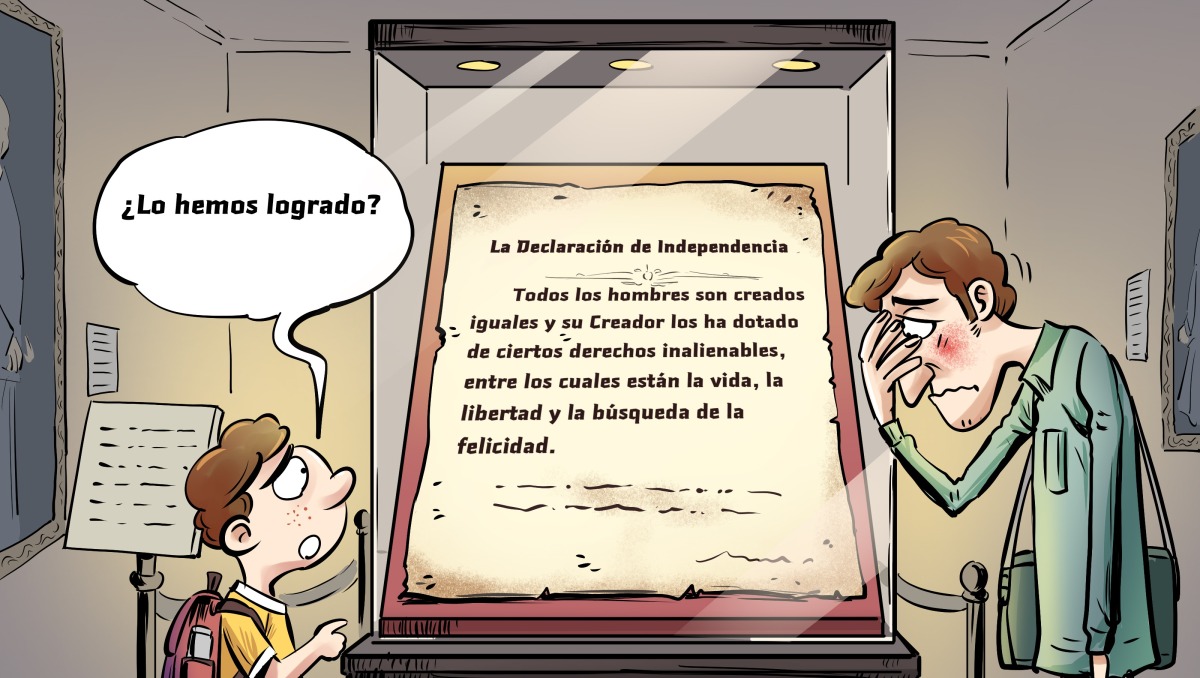 【Caricatura editorial】Le avergüenza enfrentarse a esta pregunta