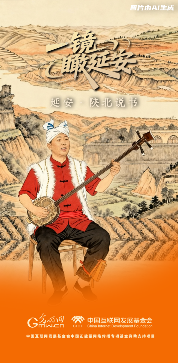 【一镜瞰延安·AI海报】跟着这些非遗文化,感受老区风土人情