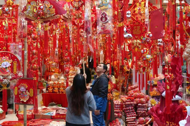 全球新春走笔丨檐下青粽,门上丹书:一座越南古村的春节印象