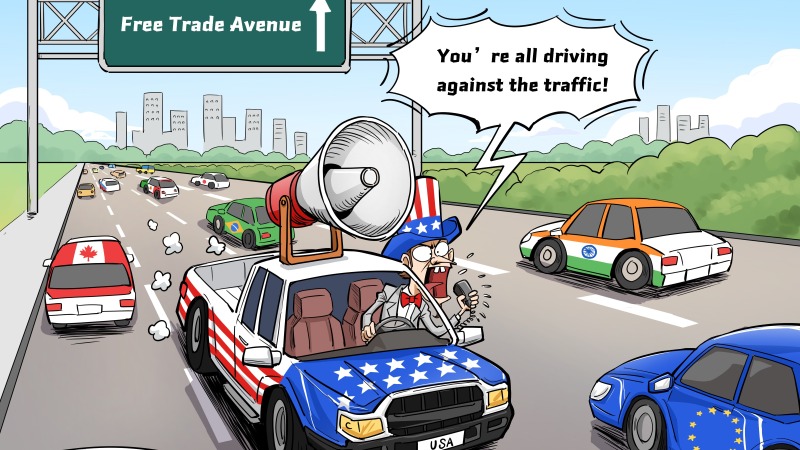 【Editorial Cartoon】Going Against the Flow