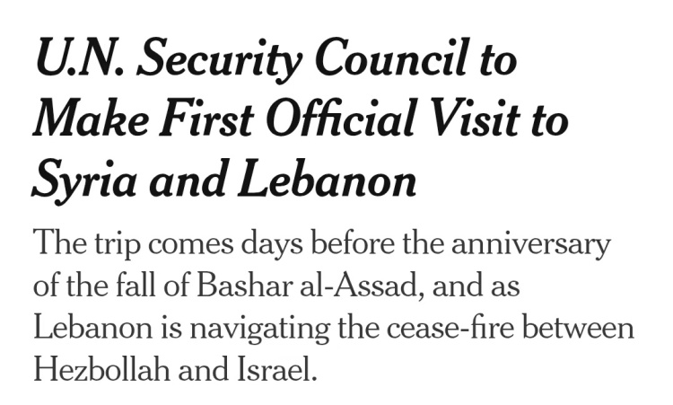 闪评 | 首次正式访问叙利亚和黎巴嫩 安理会代表团有何目的?