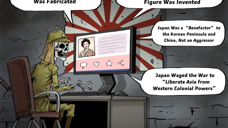 【Editorial Cartoon】The “Far Right” Is Reviving the Ghost of Militarism