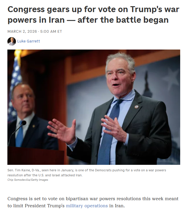 闪评 | 美国“战争权力决议”面临表决 总统要打 国会能拦住?
