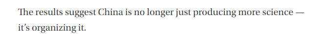 全球媒体聚焦 | 外媒称 中国正迈向全球科学领导地位