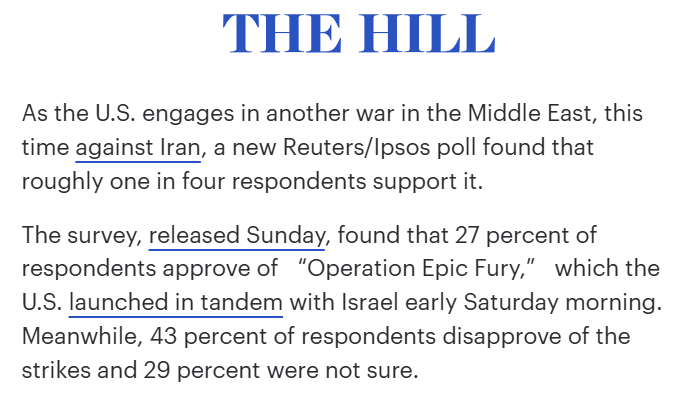 资讯很有料|美国对伊朗开战之后:质疑四起 分裂出现