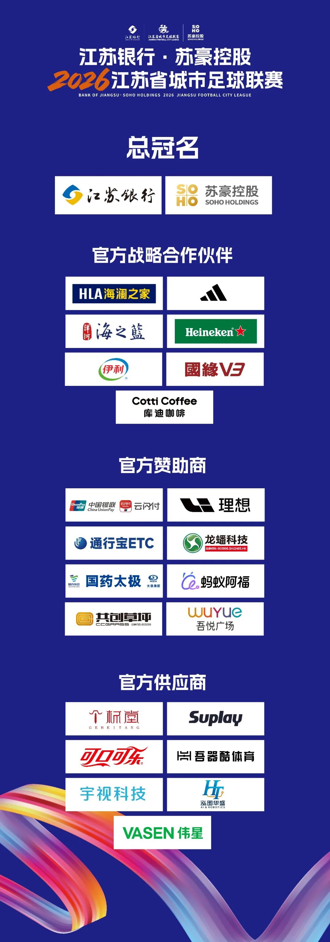 2026江苏省城市足球联赛赞助商名单公布!_fororder_640