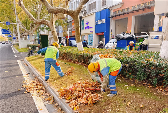 淮安市清江浦区:“机械连轴”+“人工绣花”擦靓城市冬日颜值_fororder_图片9