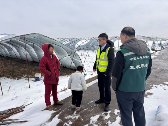 暴雪突至护农忙 中国人寿财险泰州公司启动应急预案筑牢农业生产“安全盾”_fororder_图片 2
