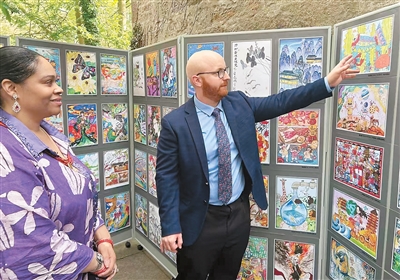 青少年美育文创展在英国举办