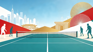 以匹克球为新纽带 20余名美国师生开启中国之旅