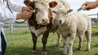 寒假里 这群大学生给牛羊“上门体检”