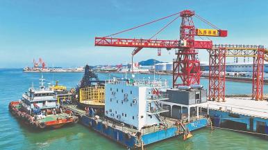福建省首个海缆运输专用码头投运