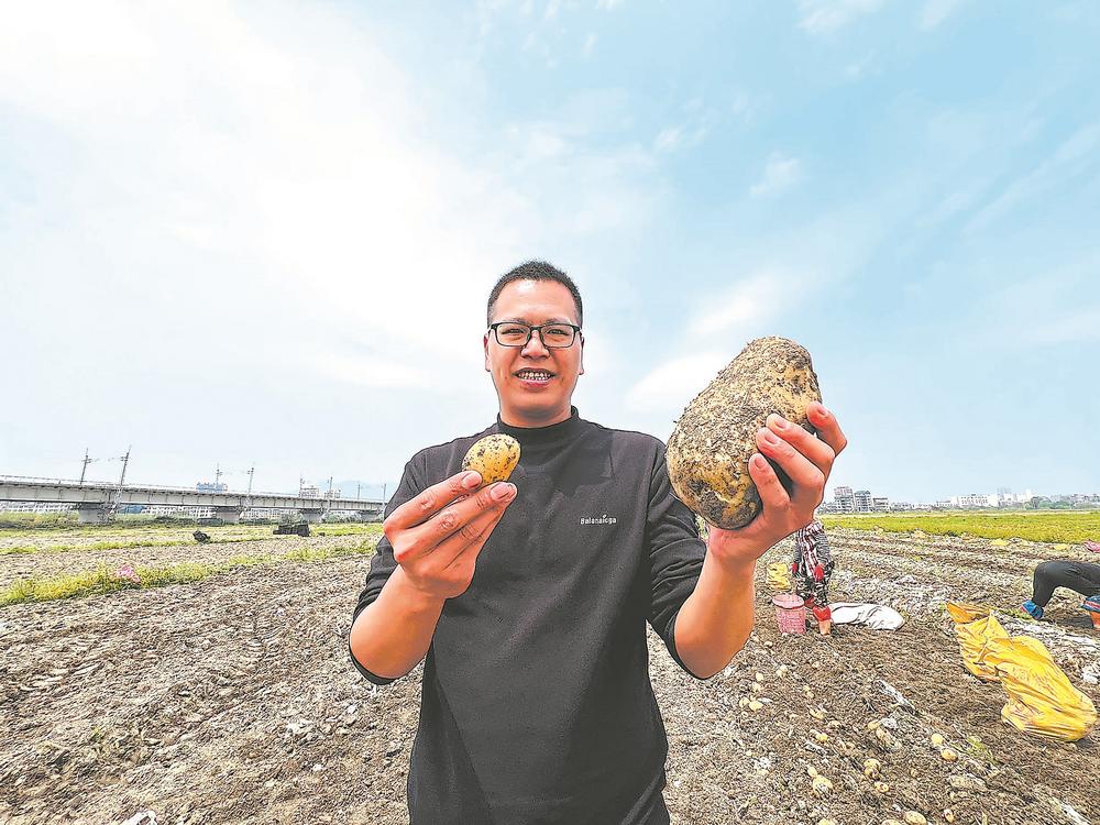 福州长乐发展农业新质生产力，推进马铃薯等粮食作物质量、产量提升  粮田“新”变_fororder_fbb8b515-b061-44f1-8c35-345d93862fbe