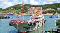 福州“开渔第一网”海鲜上岸了