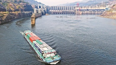 闽江干流实现千吨级船舶通航