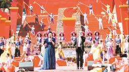 中国文联文艺志愿服务团在福建长汀、宁化开展慰问演出