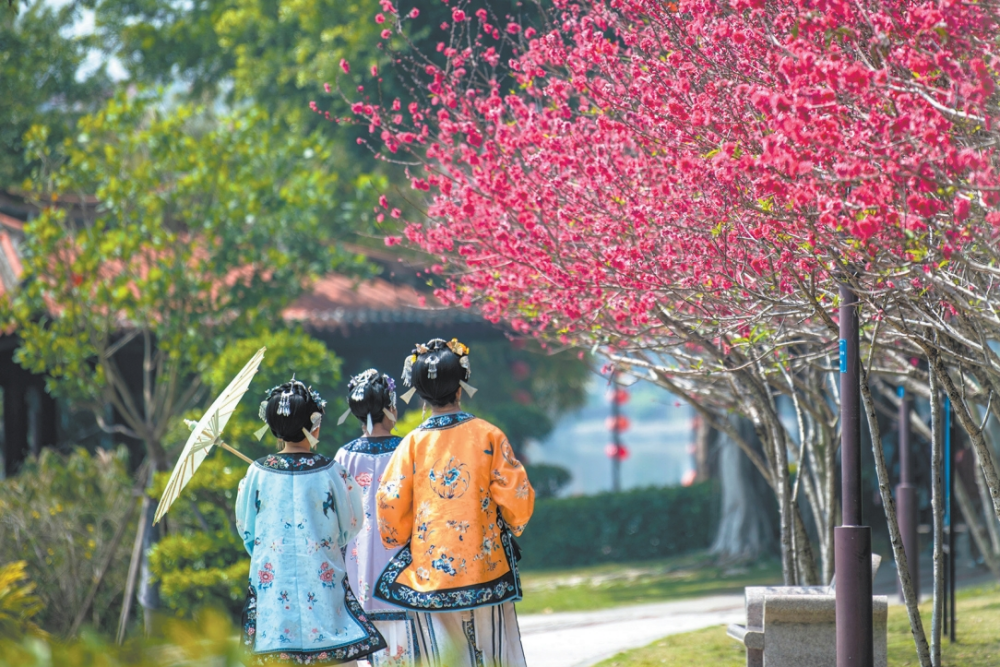 泉州西湖公园：桃花灼灼春意浓_fororder_微信截图_20250319093622