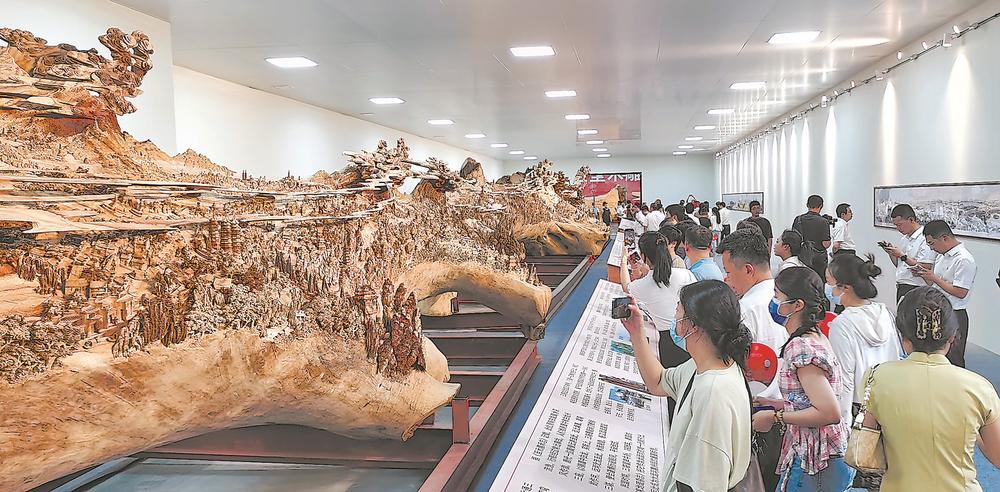 莆田木雕“刻活”京杭大运河