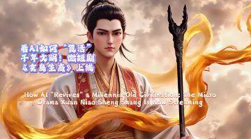 How AI "Revives" a Millennia-Old Civilization: The Micro Drama Xuan Niao Sheng Shang Is Now Streaming_fororder_横版封面