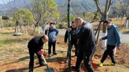 植绿添彩助振兴 健步奋进新征程 江西省交通运输执法局八支队开展植树节主题系列活动