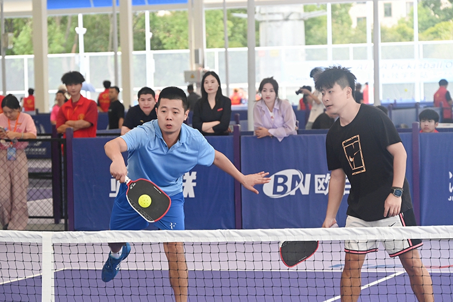 江西科技学院举办 APBA Pickleball Open赛事_fororder_图4：比赛现场