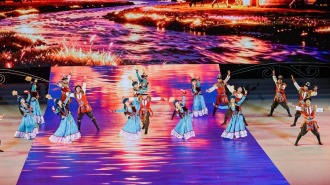 首登江西民族盛会 共谱民族团结新篇——阿克陶县文工团献艺江西省第四届少数民族传统体育运动会开幕式