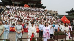 千人学子共诵千古华章 滕王阁上再续文化盛景