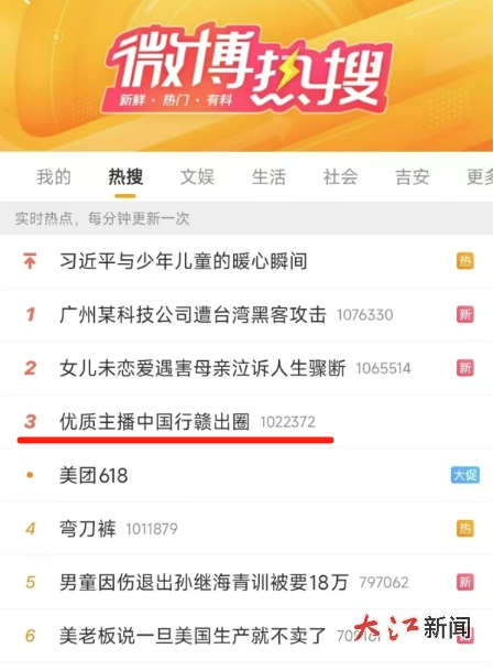 优质主播助江西出圈