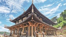福建尤溪县朱子文化园二期施工现场一片繁忙