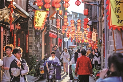 宁德福安:“绣”出古街新风采 激活老巷烟火气