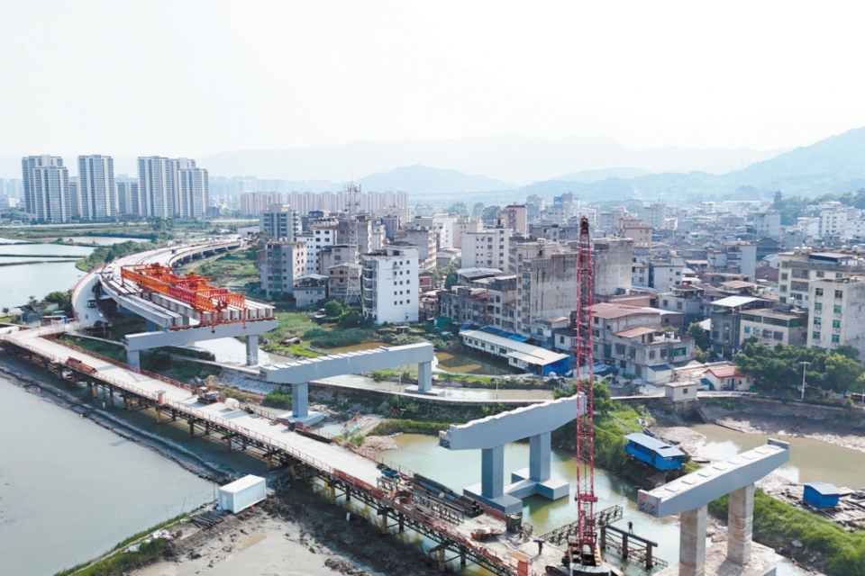 福建漳湾特大桥项目基础工程进入收尾