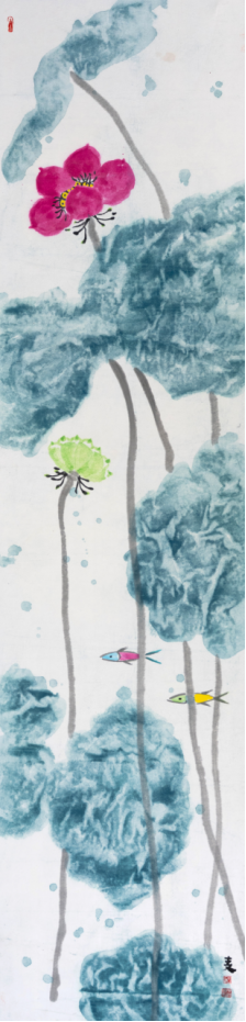 藝術家陳羿州寫意花鳥新作展出:以自然為本 探索傳統筆墨的當代表達