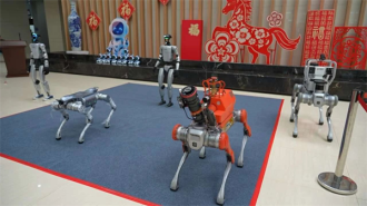 机器人走进政务大厅 武汉江夏探索科技成果转化新场景