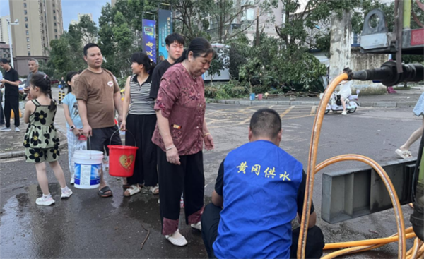 黃岡供水人的搶險保供48小時