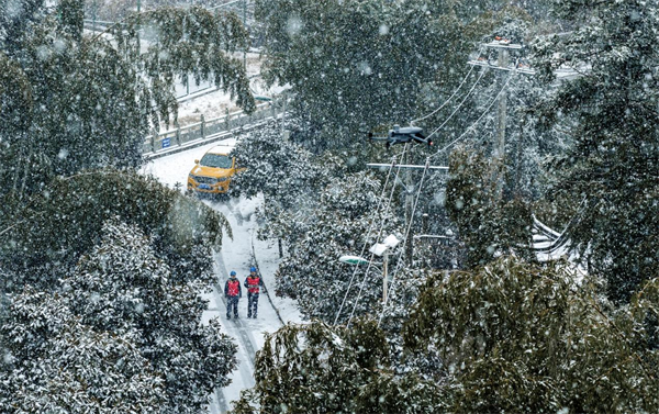 “战”冰雪 保供电 国网黄冈供电公司全力以赴