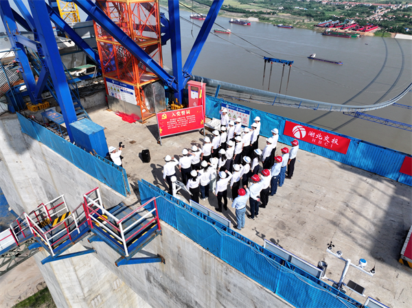 湖北武汉:“党小组”助力大桥梦