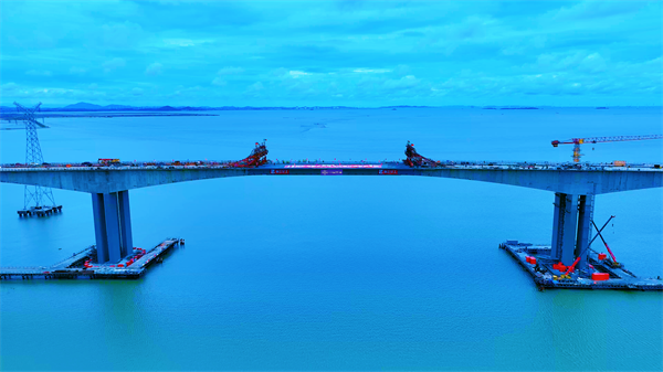 738吨“积木”海上精准拼接!福建这座跨海大桥合龙了