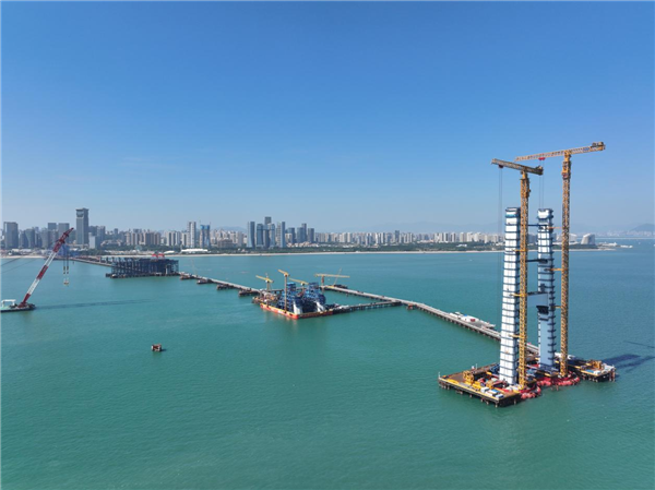 金门同胞首次组团参访厦金大桥(厦门段)项目