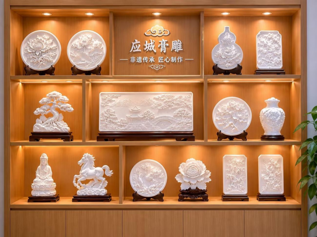 湖北应城:让非遗“活”在当下,让膏雕“留”在心间