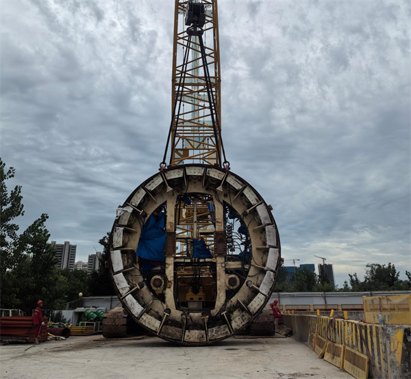 南京地铁11号线七江区间右线盾构始发 全线建设进入冲刺阶段