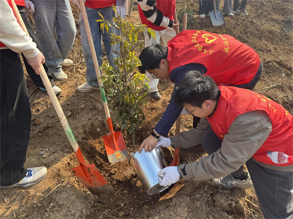 种树也“上云” 武汉高校师生用“技术流”种下2000株树苗