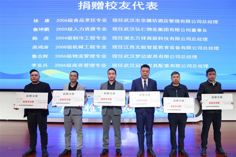 聚校友之力 谋校城融合 武汉商学院召开高质量发展大会