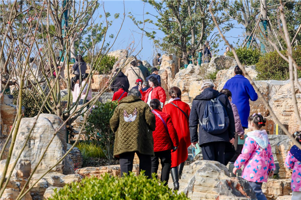 动物生活在荆楚园林中 湖北鄂州园博园开园