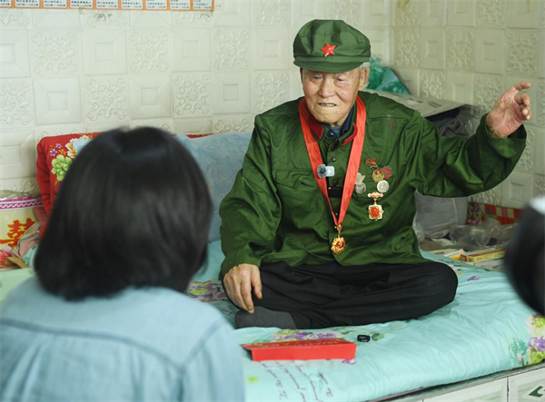 101歲抗戰老兵王井生:戰場上捨生忘死 退役後永葆本色